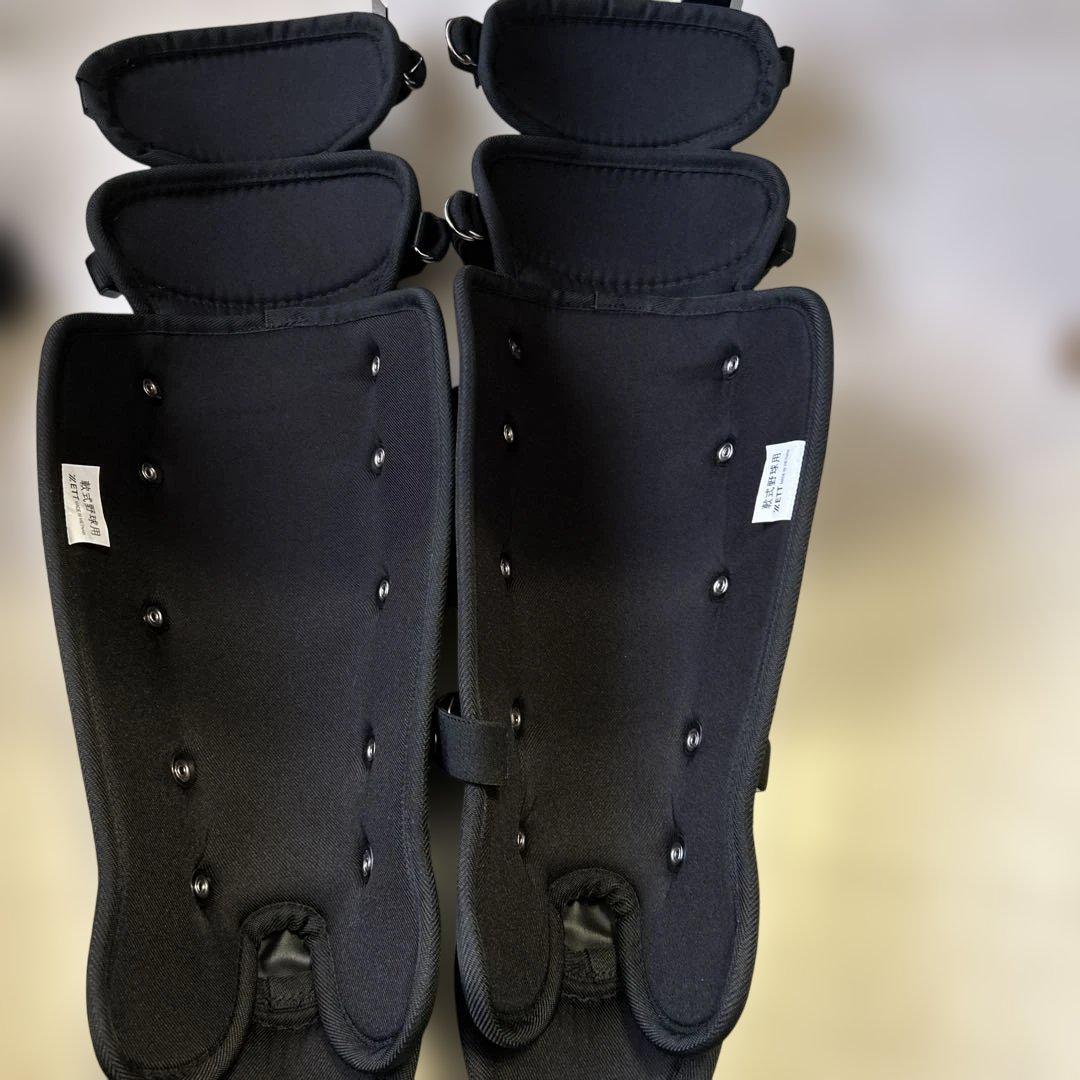 ZETT JSBB 黒 レガース　新品　未使用　一般軟式