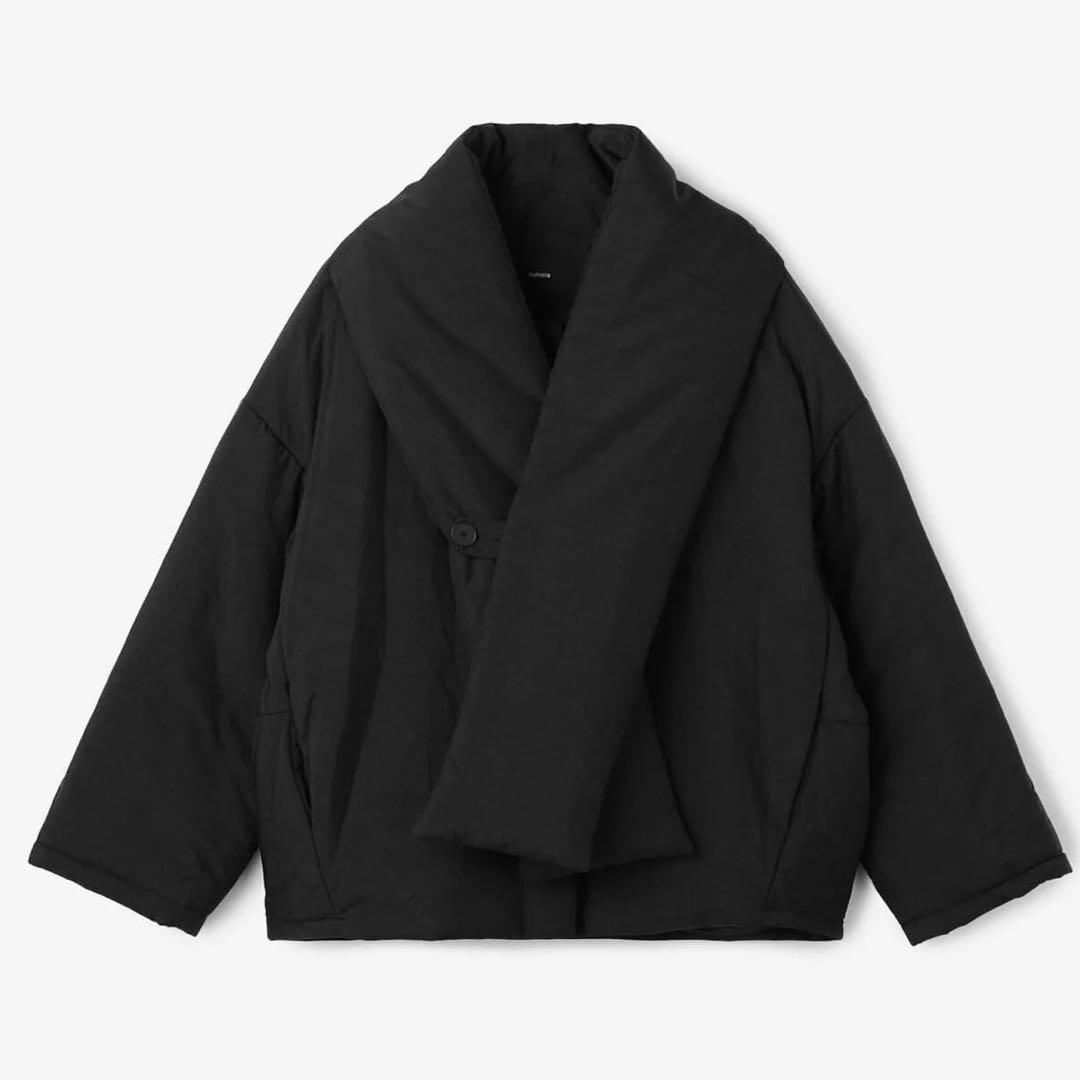 新品タグ付き eunoia ユノイア 2WAY パディングジャケット ブラック