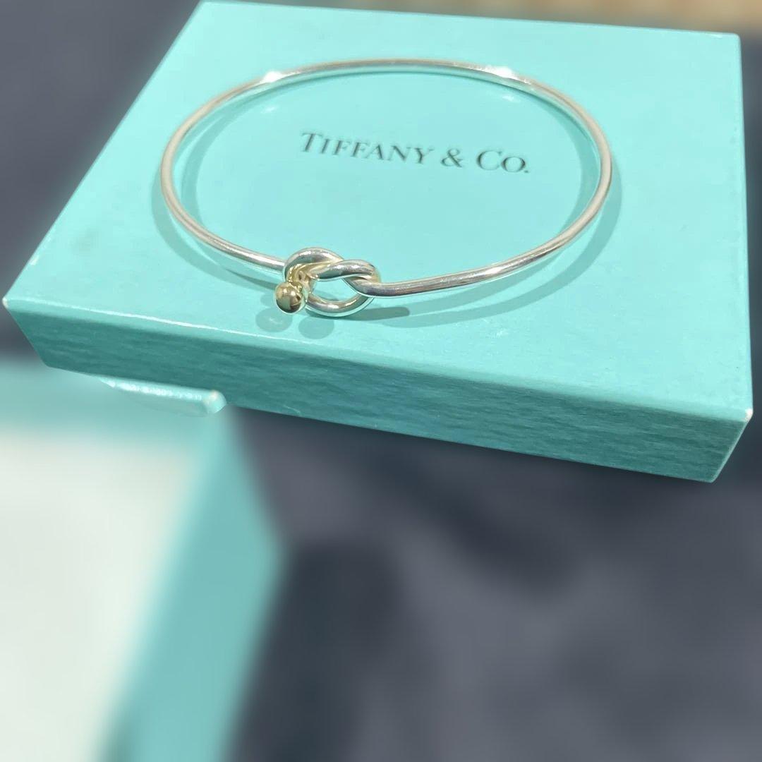 ティファニー　バングル　ラブノット　金　シルバー　ゴールド　ブレスレット