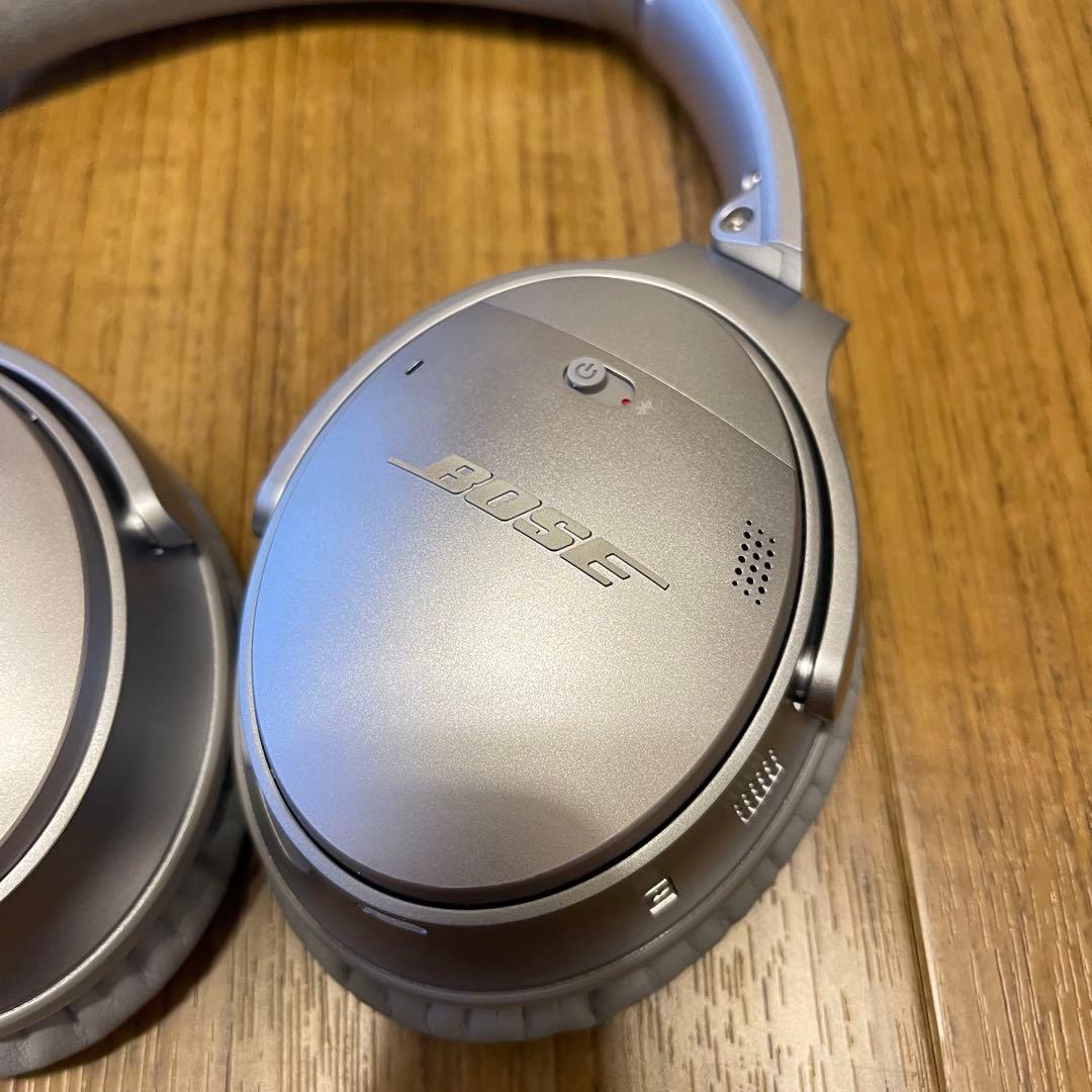 美品！ BOSE QUIETCOMFORT35 シルバー ボーズ ヘッドホン