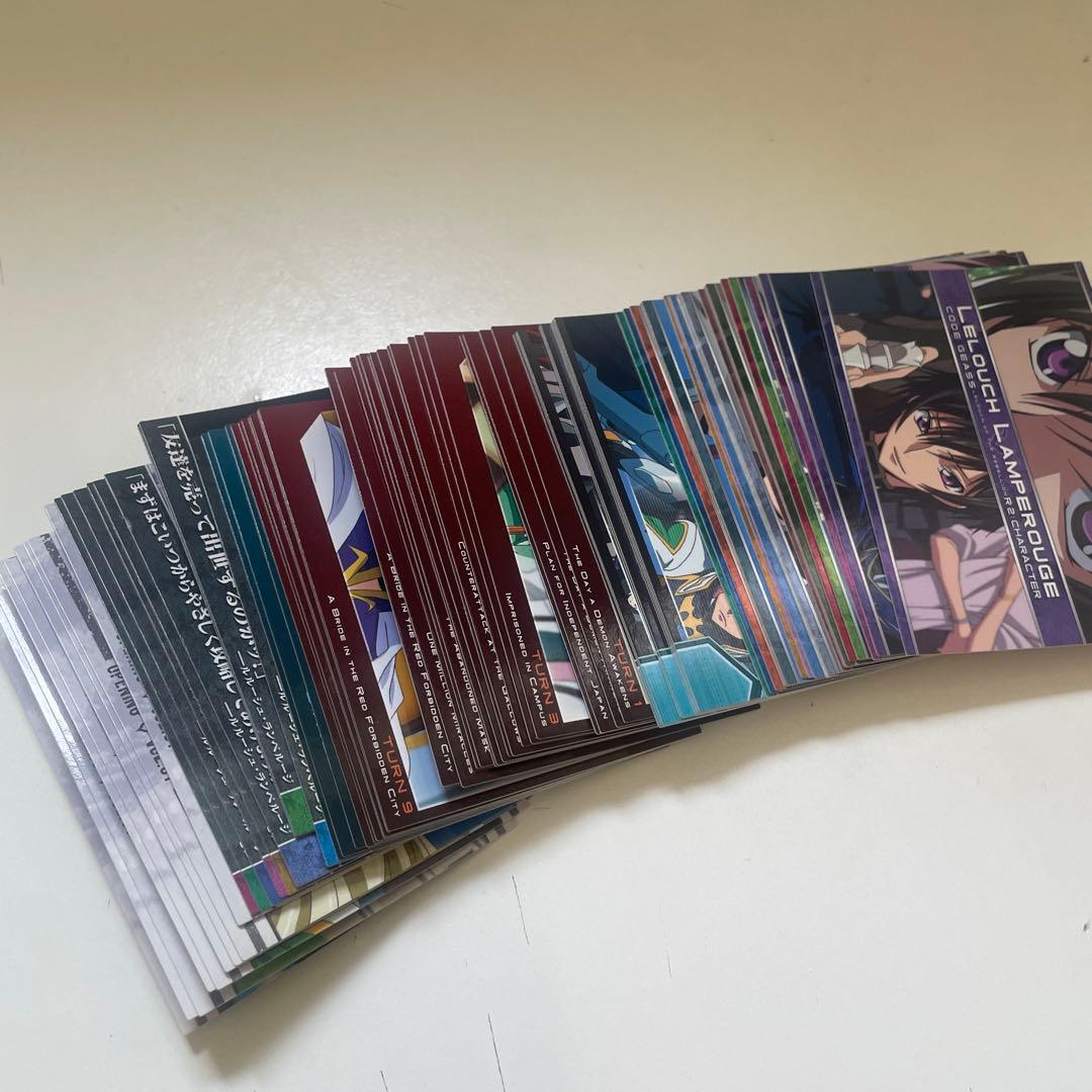 コードギアス反逆のルルーシュR2 1st TURN 全90種 まとめ カードダス