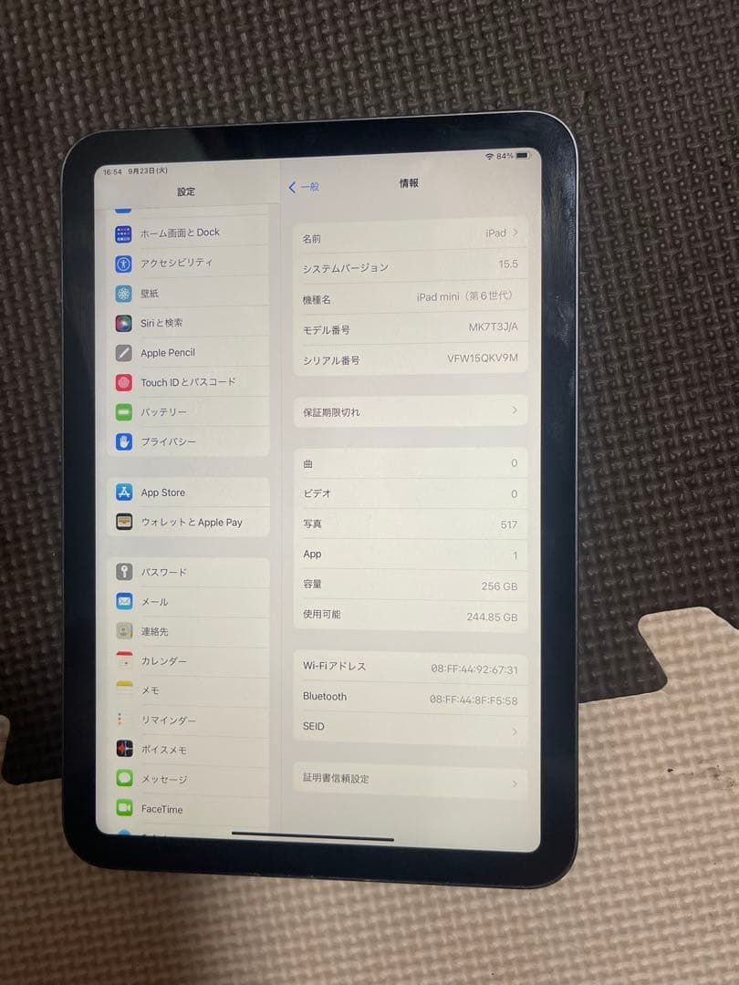 Apple iPad mini 第６世代 256GB
