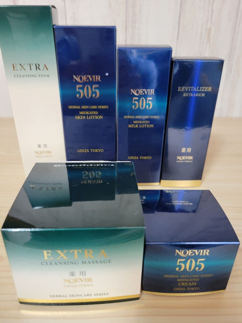 ノエビアNOEVIR 505 ローション・クリーム・クレンジング6点セット