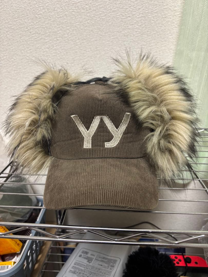 OPEN YY ファーキャップ　正規品