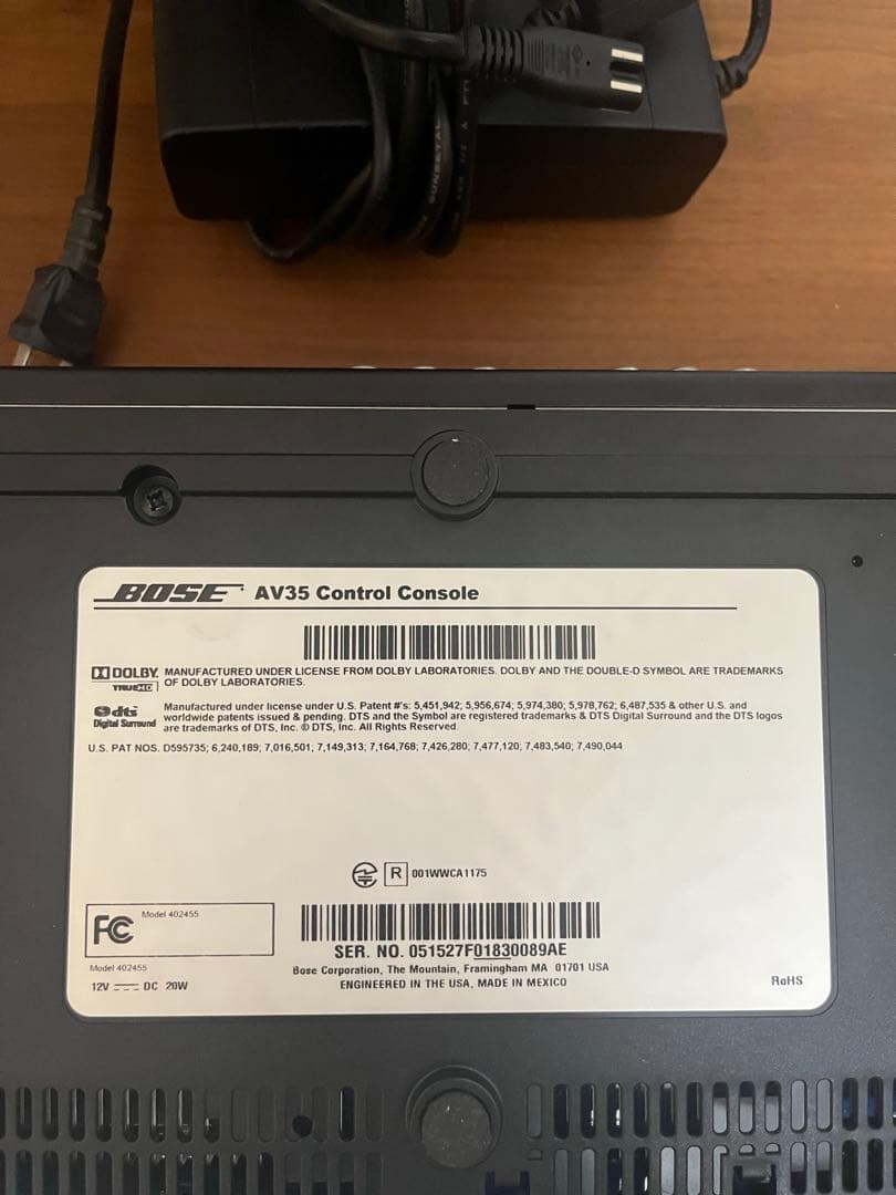 その他 AV35 Control console