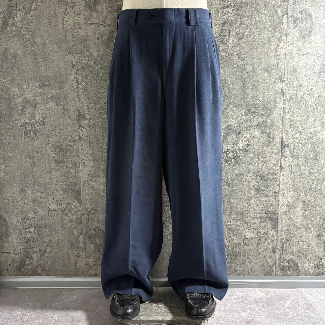 パンツ 90s BALENCIAGA gabardine wide slacks