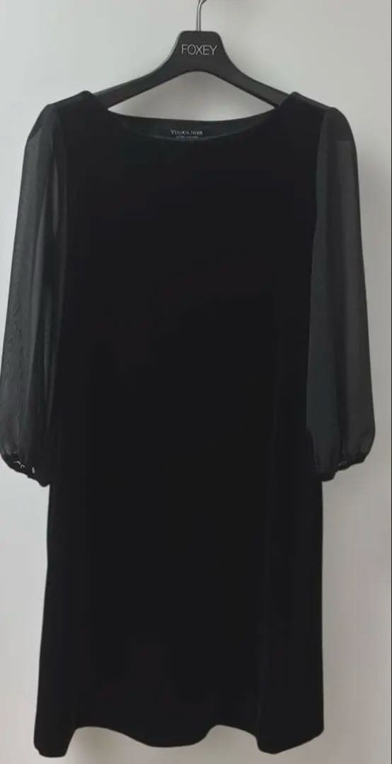 FOXY VELVET NOIR ブラックワンピース38