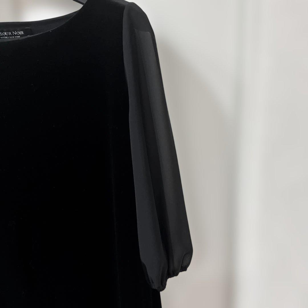 FOXY VELVET NOIR ブラックワンピース38