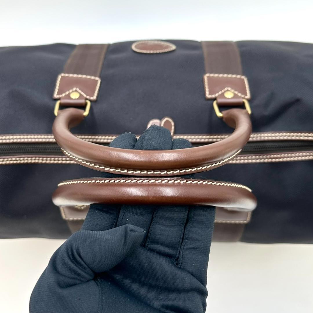 HUNTING WORLD 旅行用バッグ ボストンバッグ キャンバス レザー 黒