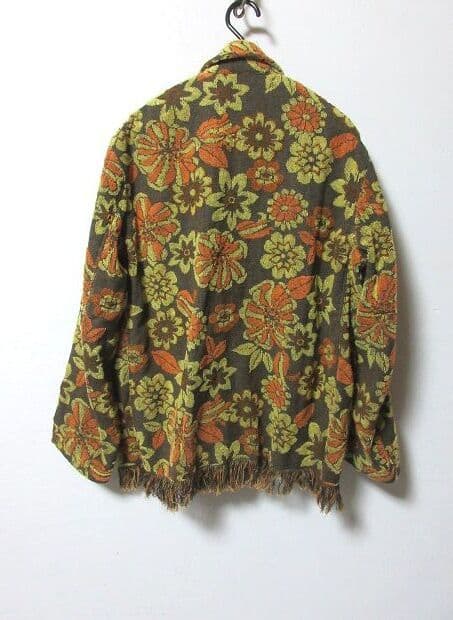 INSCRIRE アンスクリア フラワー パイル ワーク ジャケット 38