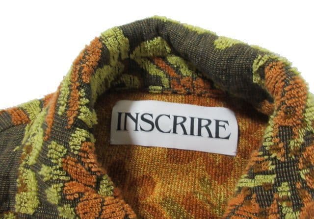 INSCRIRE アンスクリア フラワー パイル ワーク ジャケット 38