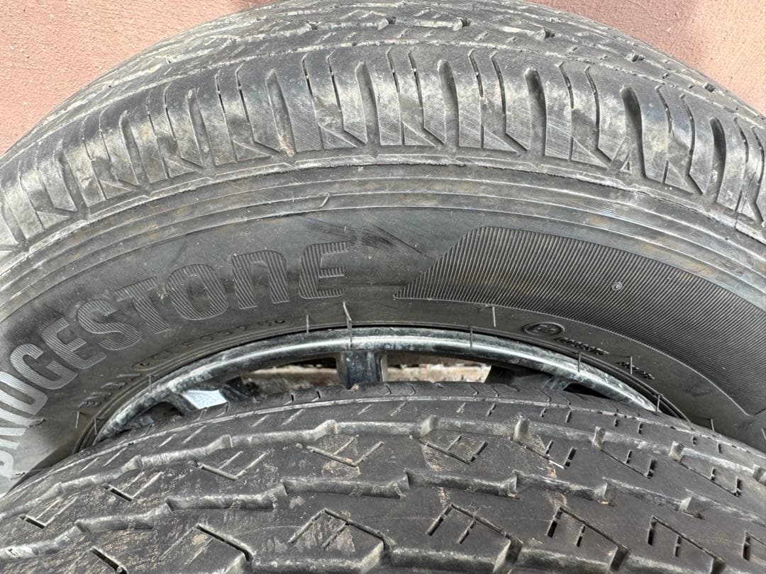 送料込み　軽バン　軽トラック用ホイール　145/80R12 4本セット