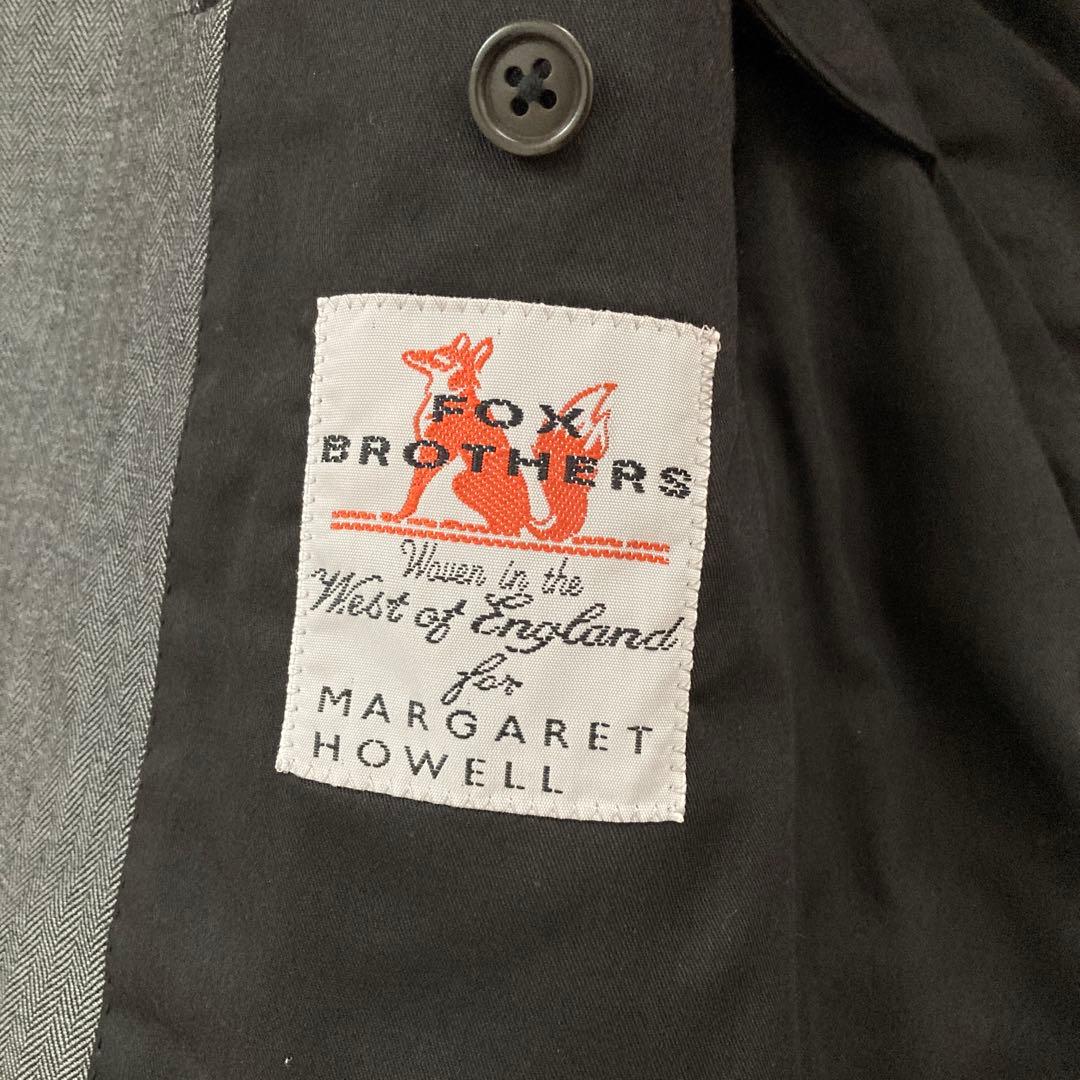 Margaret Howell ヘリンボーン スーツ 3つボタン