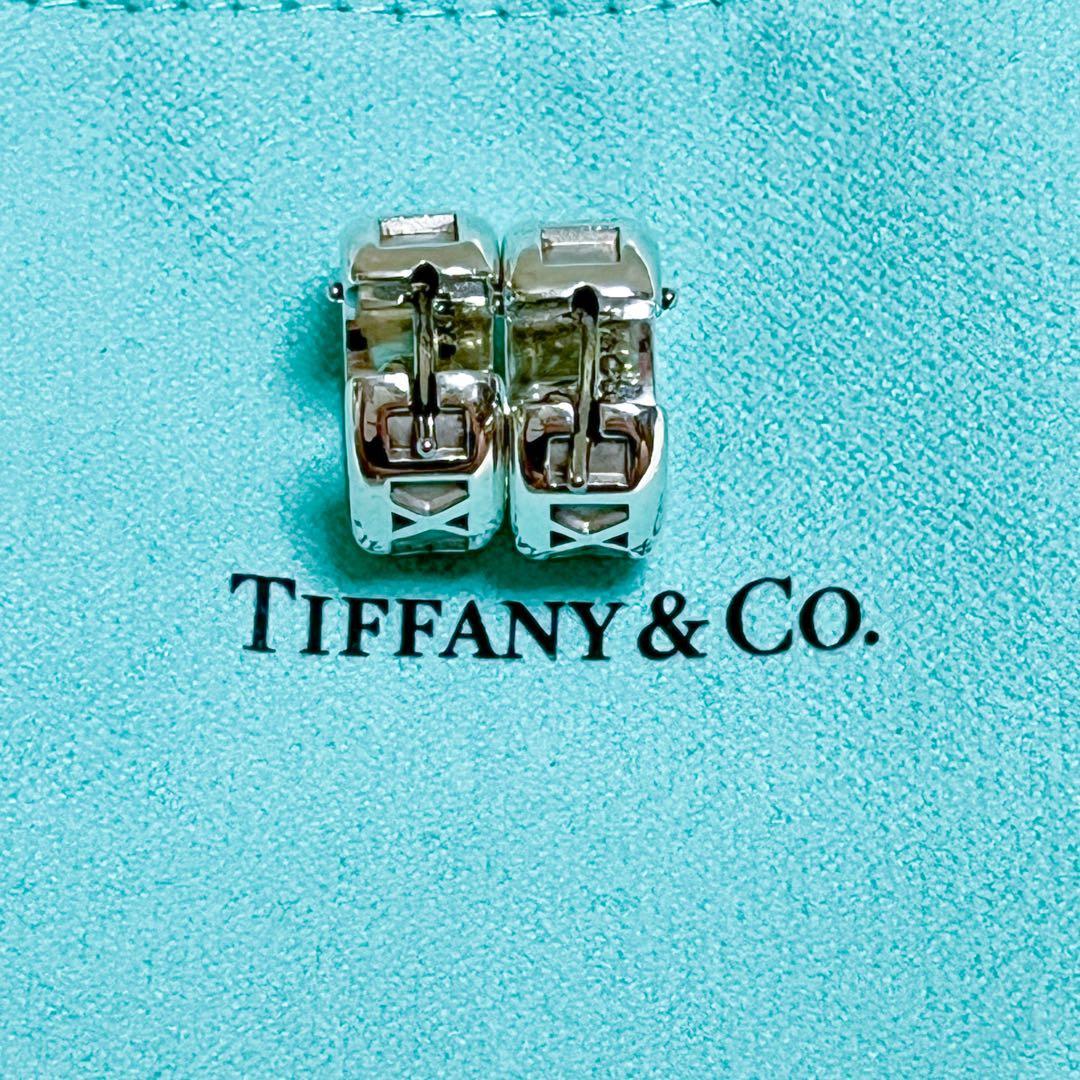 美品 ティファニー アトラス フープピアス 両耳用 シルバー925 ユニセックス