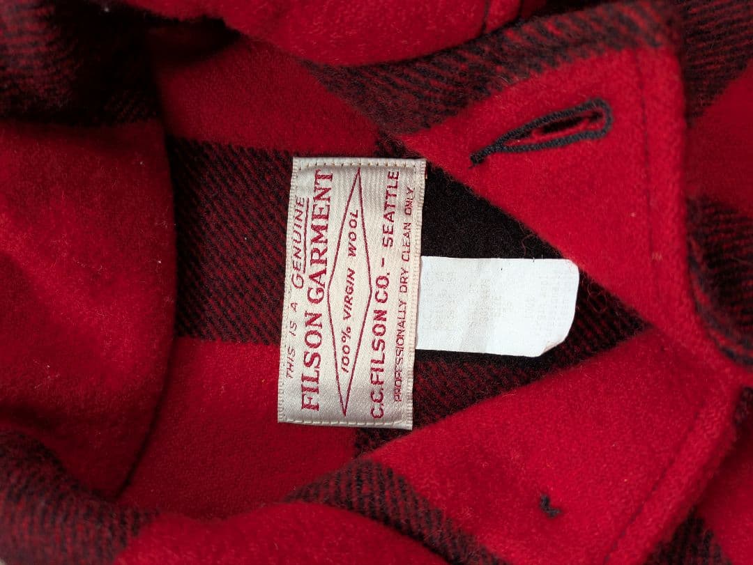フィルソン　ダブルマッキーノ　USA製　サイズ36