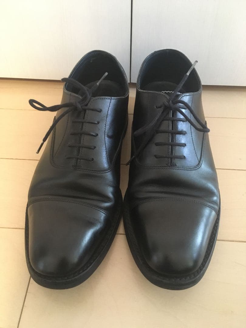 英国製紳士靴 ストレートチップ 黒 UK6.5F 25.5cm 冠婚葬祭ビジネス