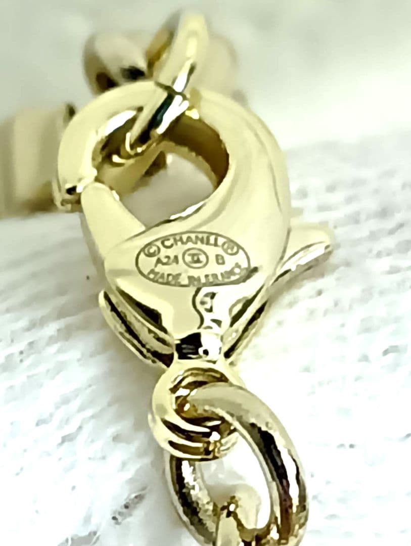 CHANEL CCロゴ メタル チョーカー ネックレス 【ゴールド】