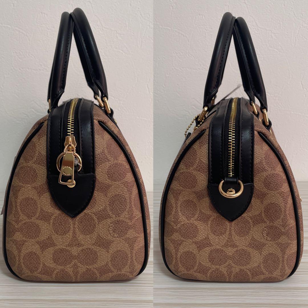 早い者勝ち！訳あり新品 COACH ハンドバッグ シグネチャー柄 2way