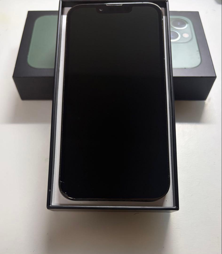 iPhone 13 Pro アルパイングリーン 箱付き