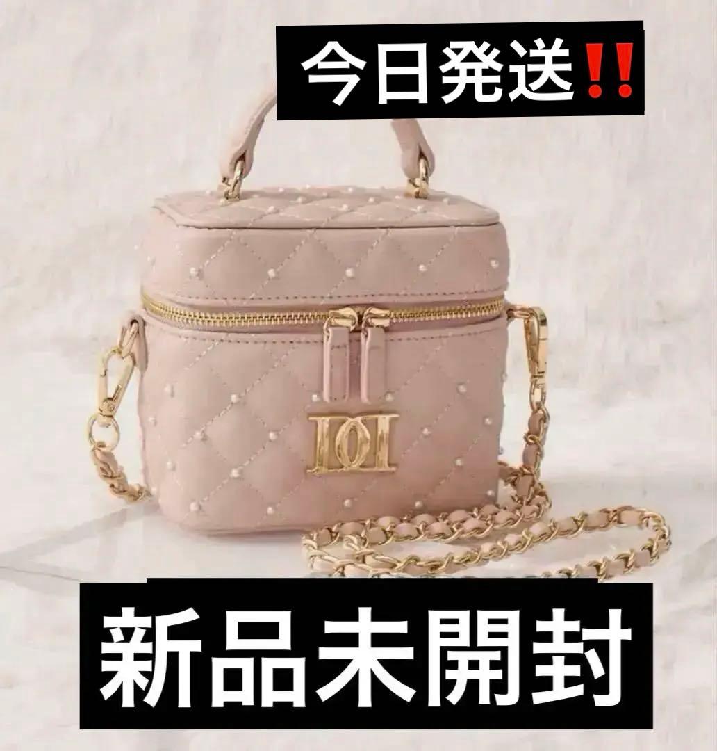 【早い者勝ち】darich ダーリッチキルティングパールスクエアミニバッグピンク