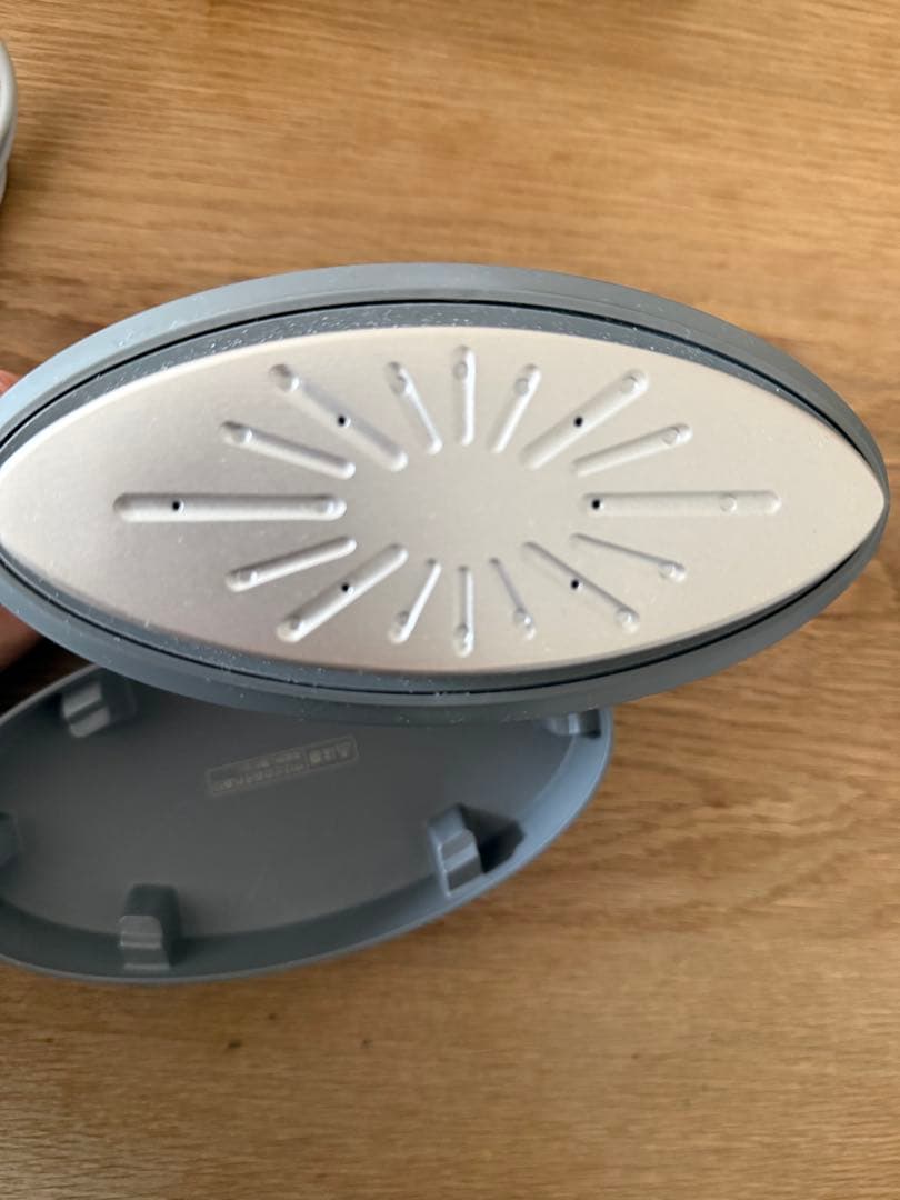 パナソニック　衣類スチーマー　グレー