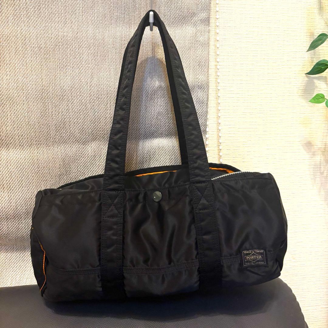 ポーターPORTERタンカーLミニボストン黒ダッフルバッグ 廃盤モデル吉田カバン