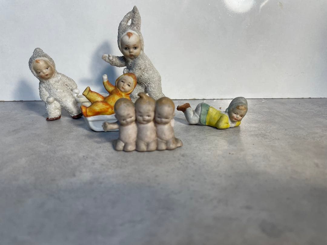 アンティーク Germany スノーベイビー 雪の子人形 1930 ビスクドール