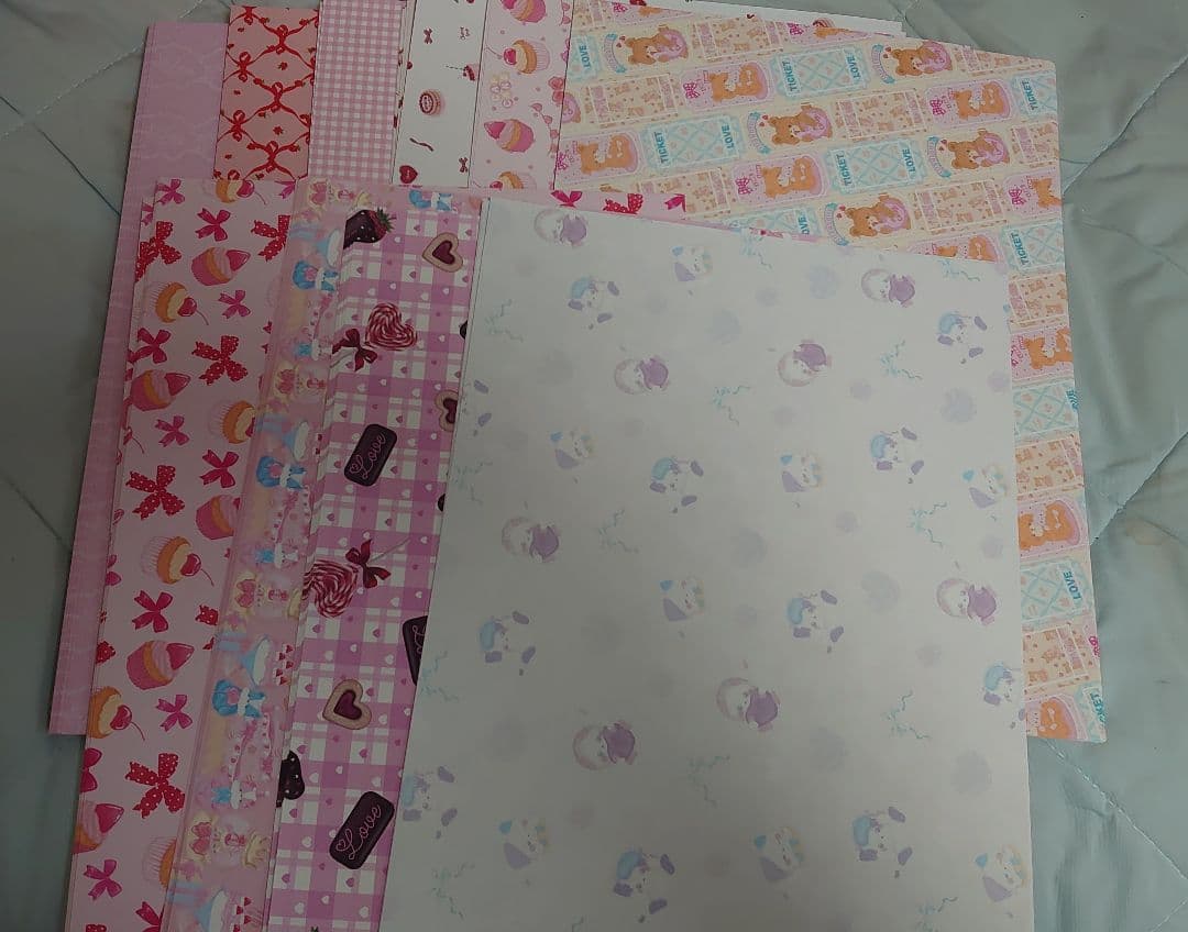 デザインペーパーA4 まとめ売り(約1036枚 80サイズ)