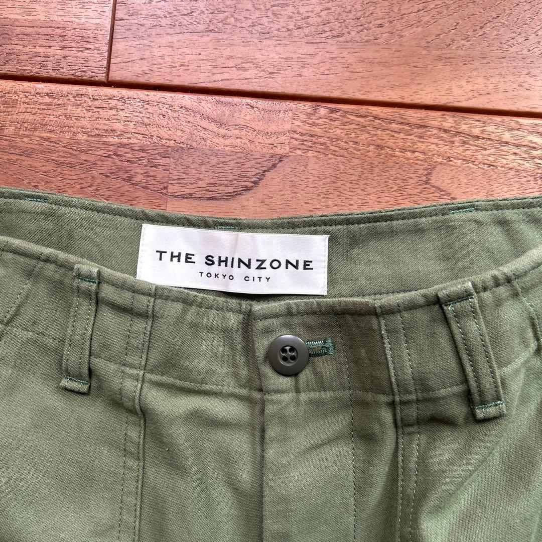 THE SHINZONE ベイカーパンツ カーキ 40 シンゾーン ミリタリー