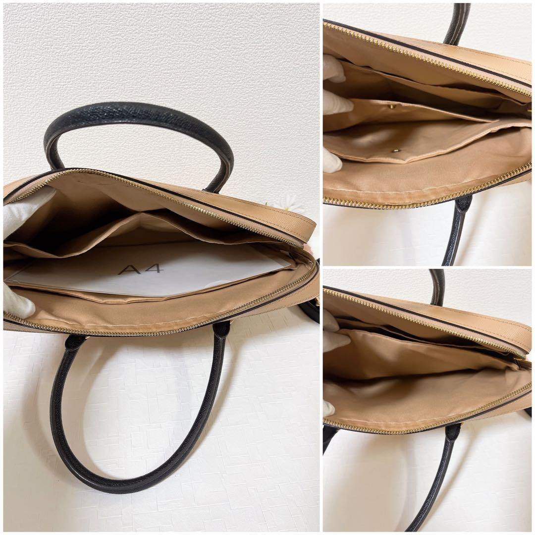 美品★コーチ ビジネスバッグ ショルダーバッグ 手提げ 2WAY チャーム A4