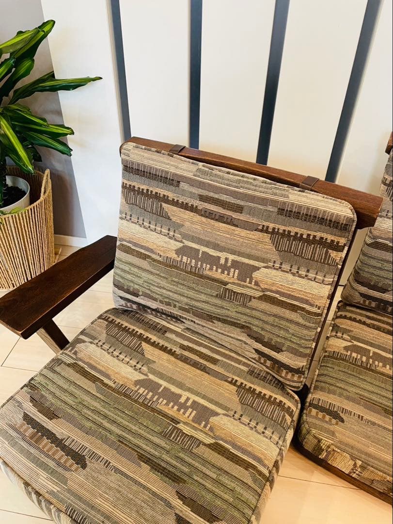 【希少】karimoku カリモク 回転座椅子 肘掛け付き　2台