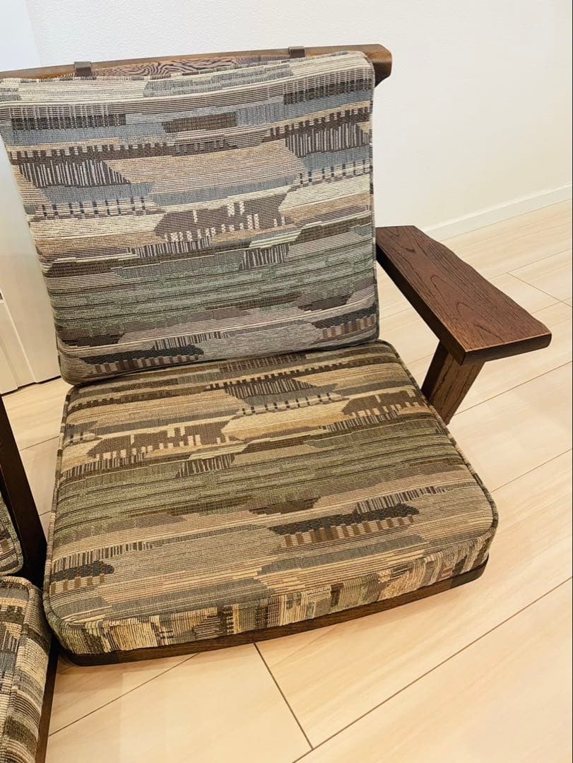 【希少】karimoku カリモク 回転座椅子 肘掛け付き　2台