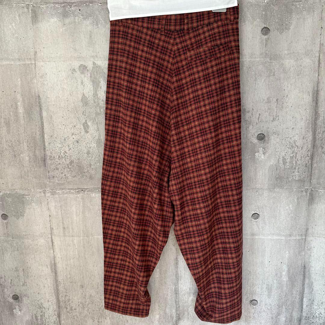 Vivienne Westwood 変形パンツ サルエルパンツ チェック 総柄