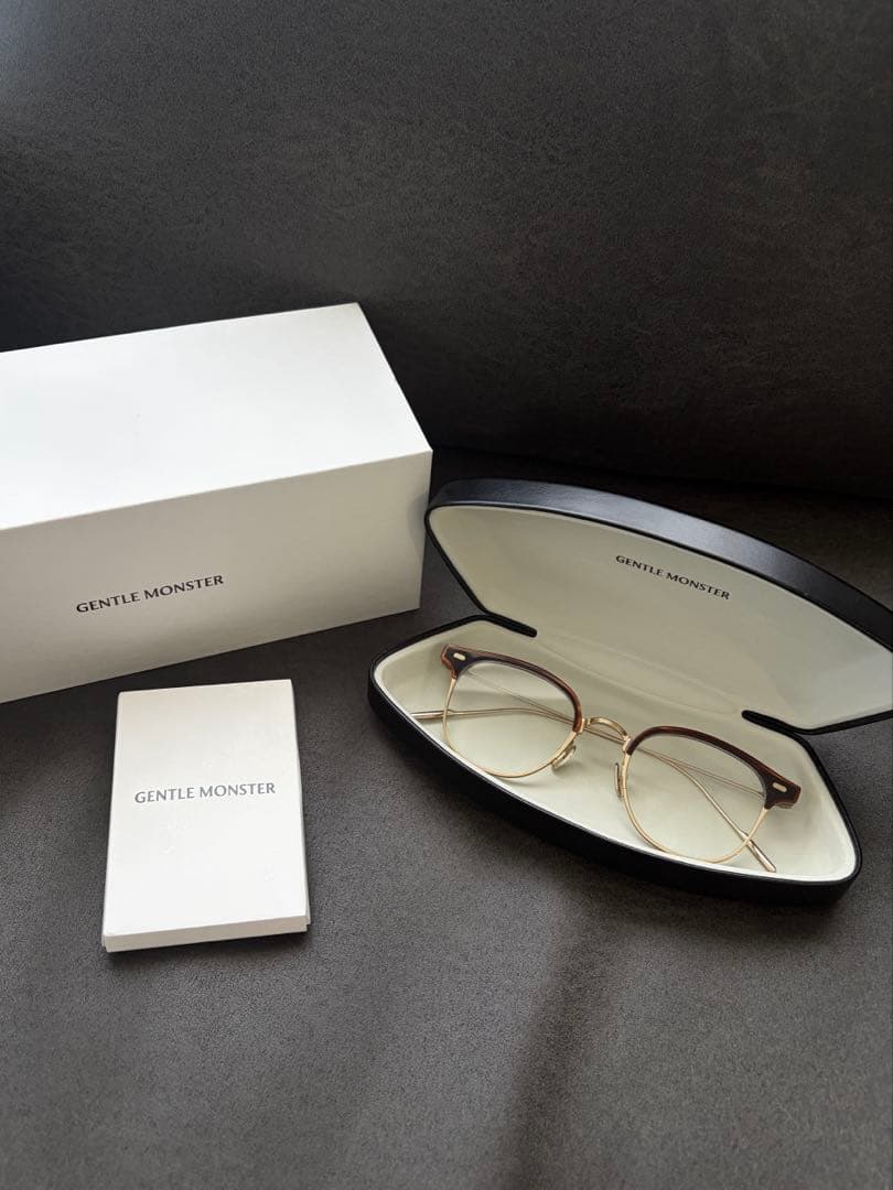 新品未使用 GENTLEMONSTER ALIO X B4 べっ甲 メガネ