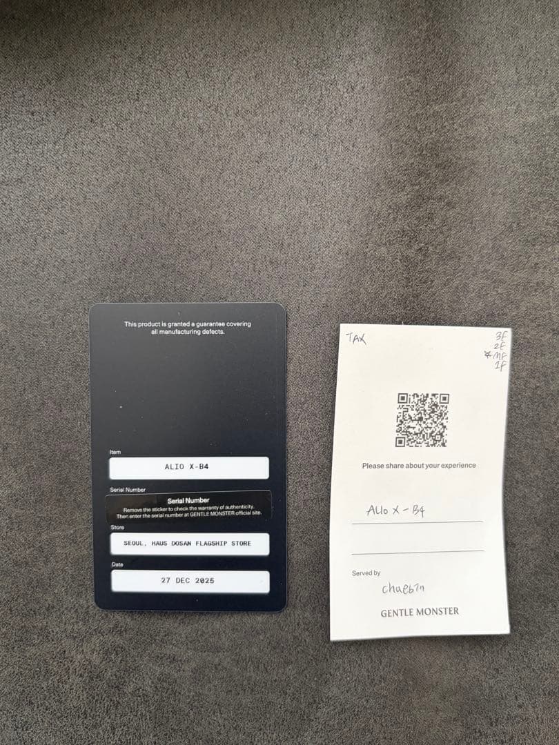 新品未使用 GENTLEMONSTER ALIO X B4 べっ甲 メガネ