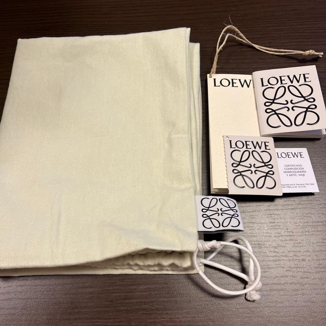 ロエベ　カゴバック　スモール　グリーン