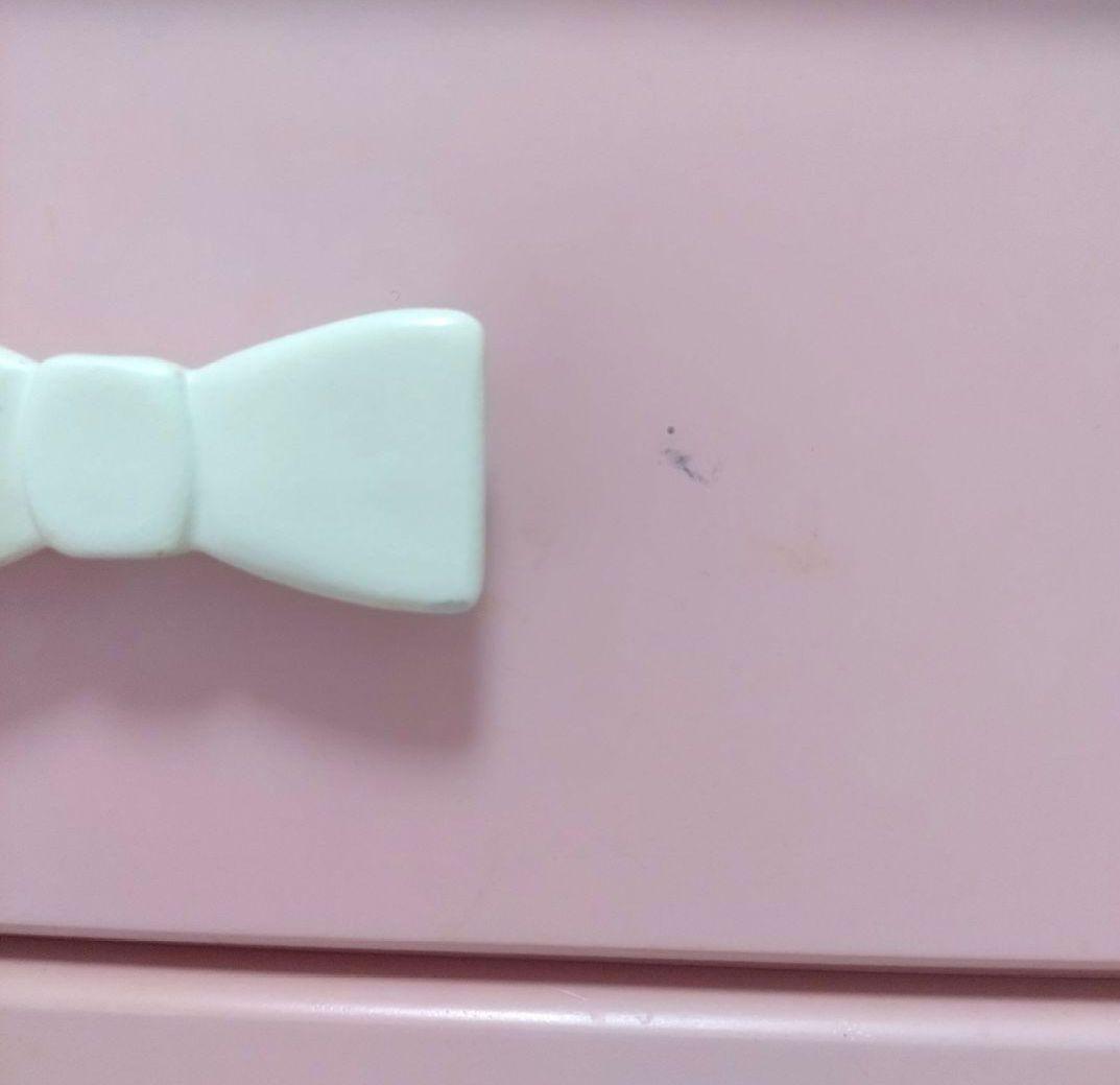 姫系　チェスト　送料込み　リボン　木製　完成品　ピンク　ロマプリ　可愛い　家具