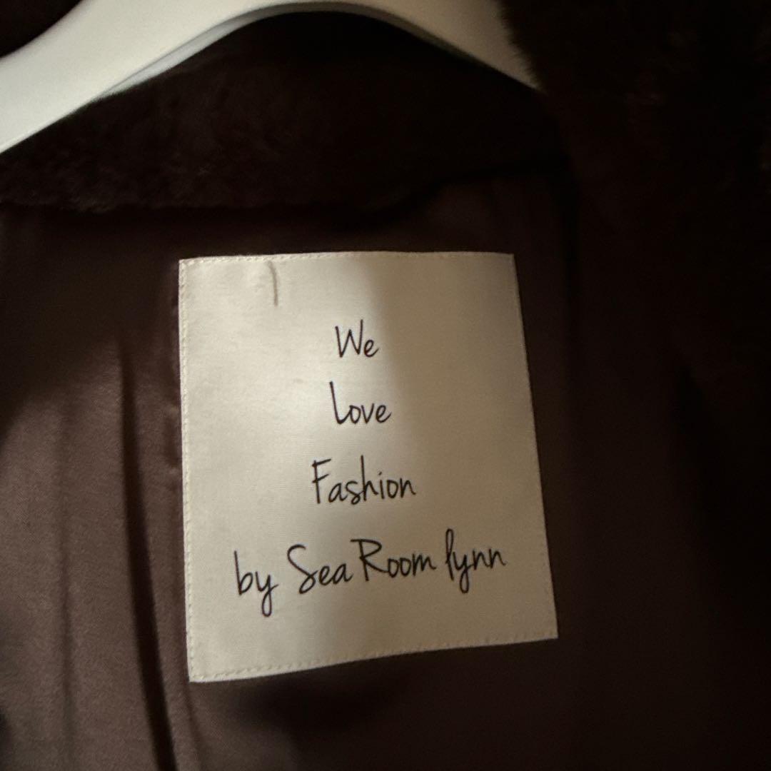 SeaRoomlynn ダークブラウン ファーコート