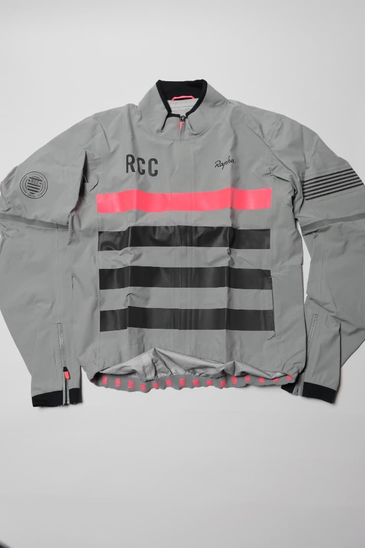 Rapha RCC サイクルジャケット グレー/ピンク XL