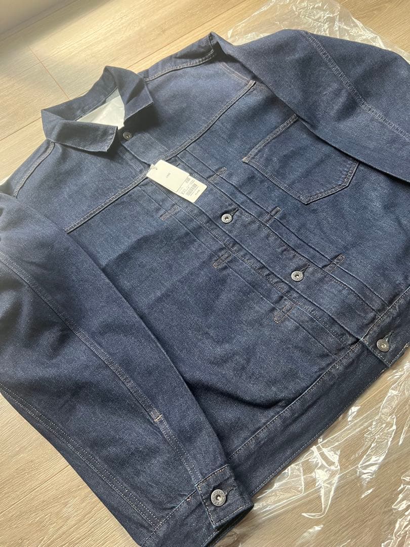 UNIQLOユニクロ　2XL デニムトラッカージャケット　68Blue 大戦