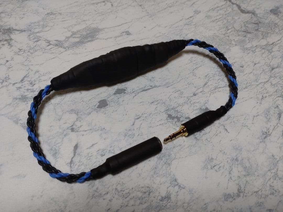 新作72段式カタパルト搭載　3.5㍉3極メス-3.5㍉3極オス　約38cm　6芯