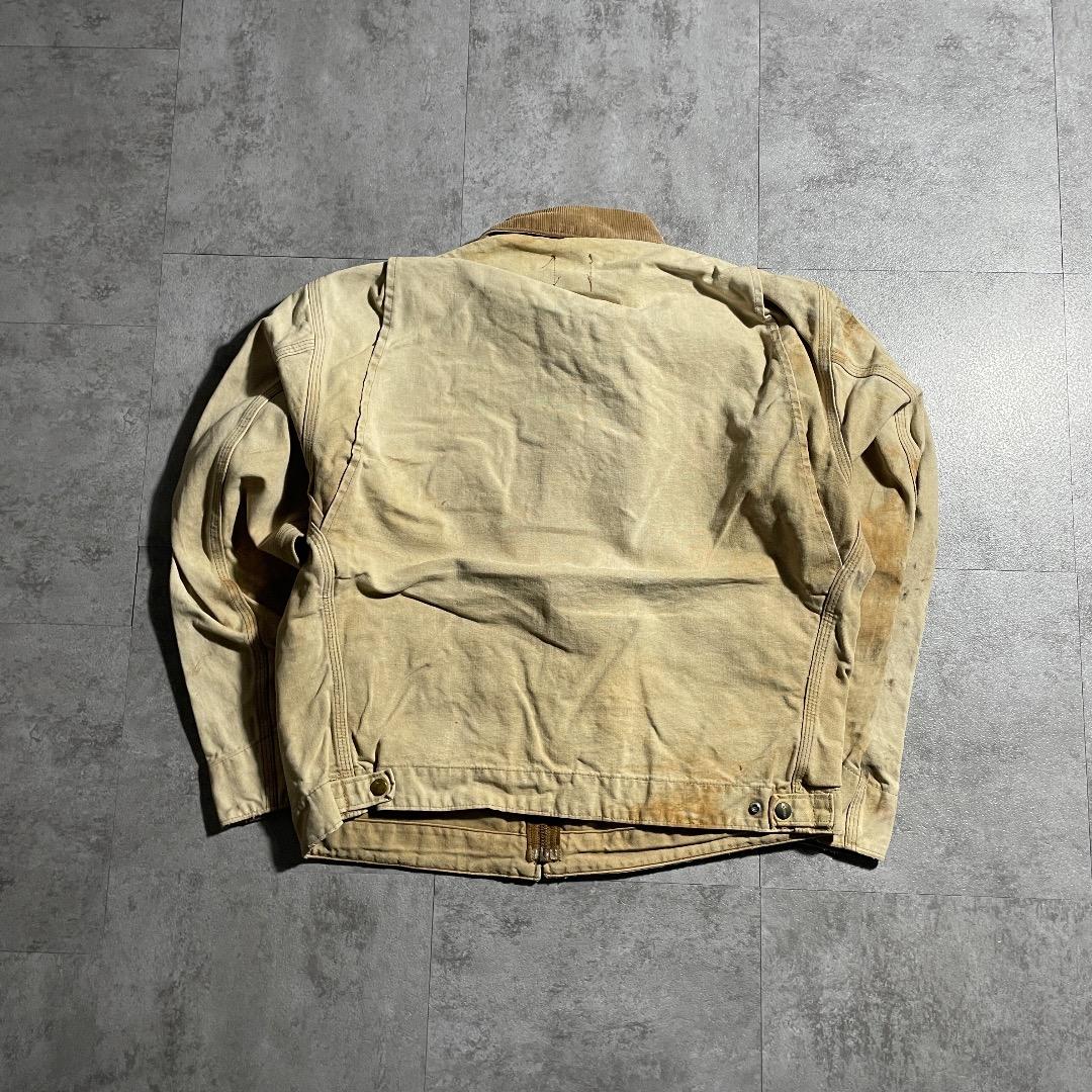 80-90s 星タグ USA製 ブラウン カーハート デトロイトジャケット M