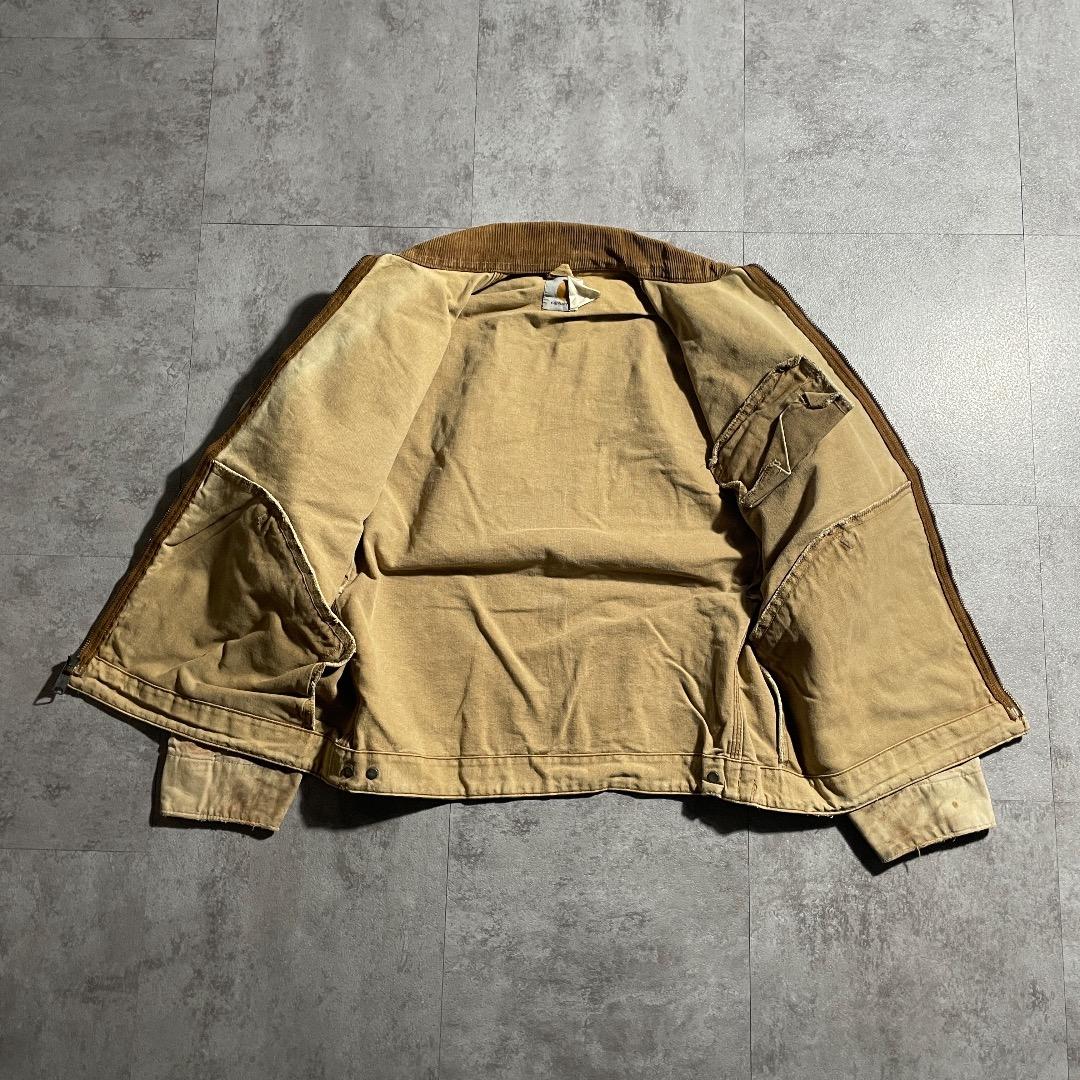 80-90s 星タグ USA製 ブラウン カーハート デトロイトジャケット M