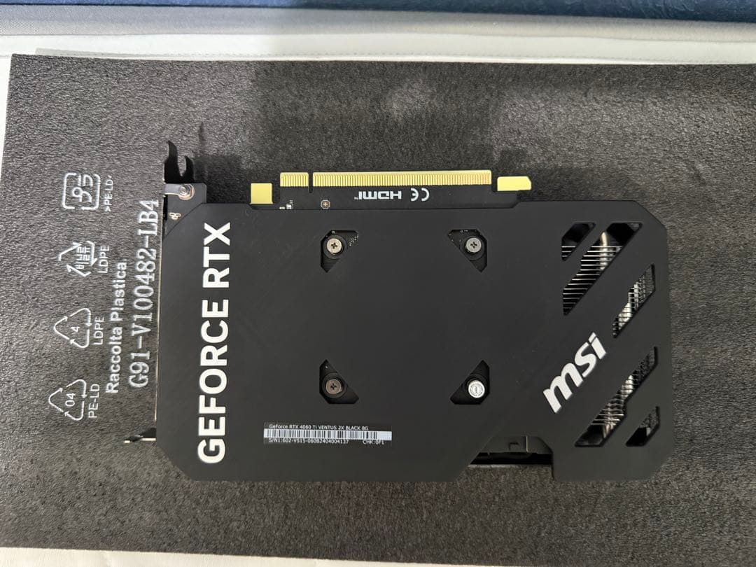 グラフィックボード・グラボ・ビデオカード MSI RTX4060ti 8G