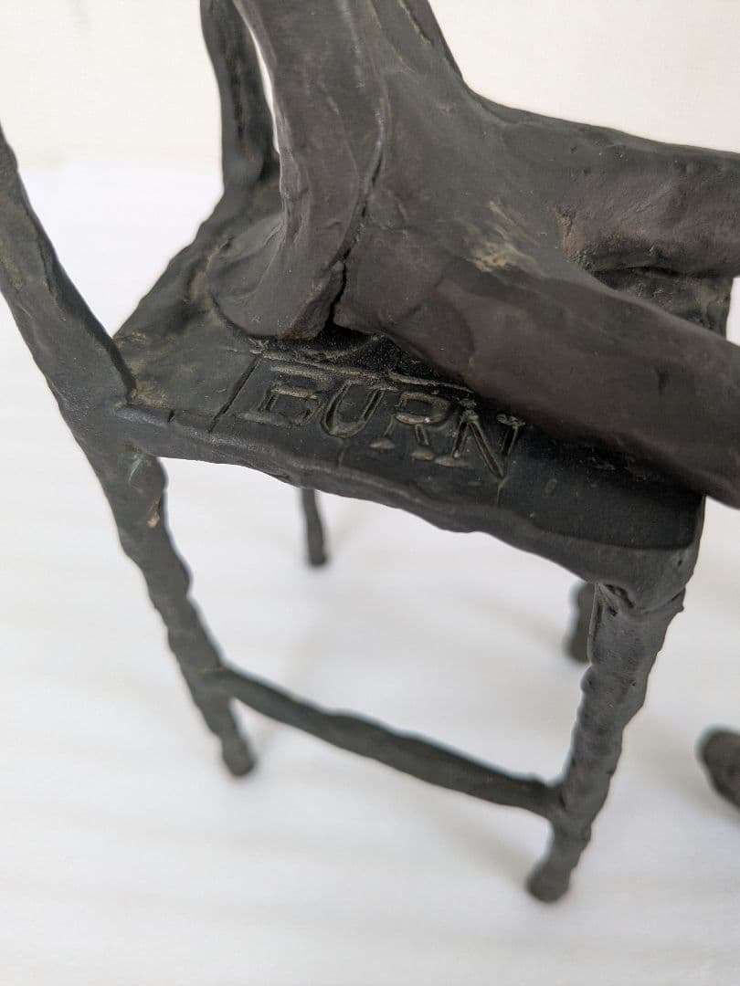 ブロンズ置物 キム・ボーン BURN 演奏者 バイオリン チェロ