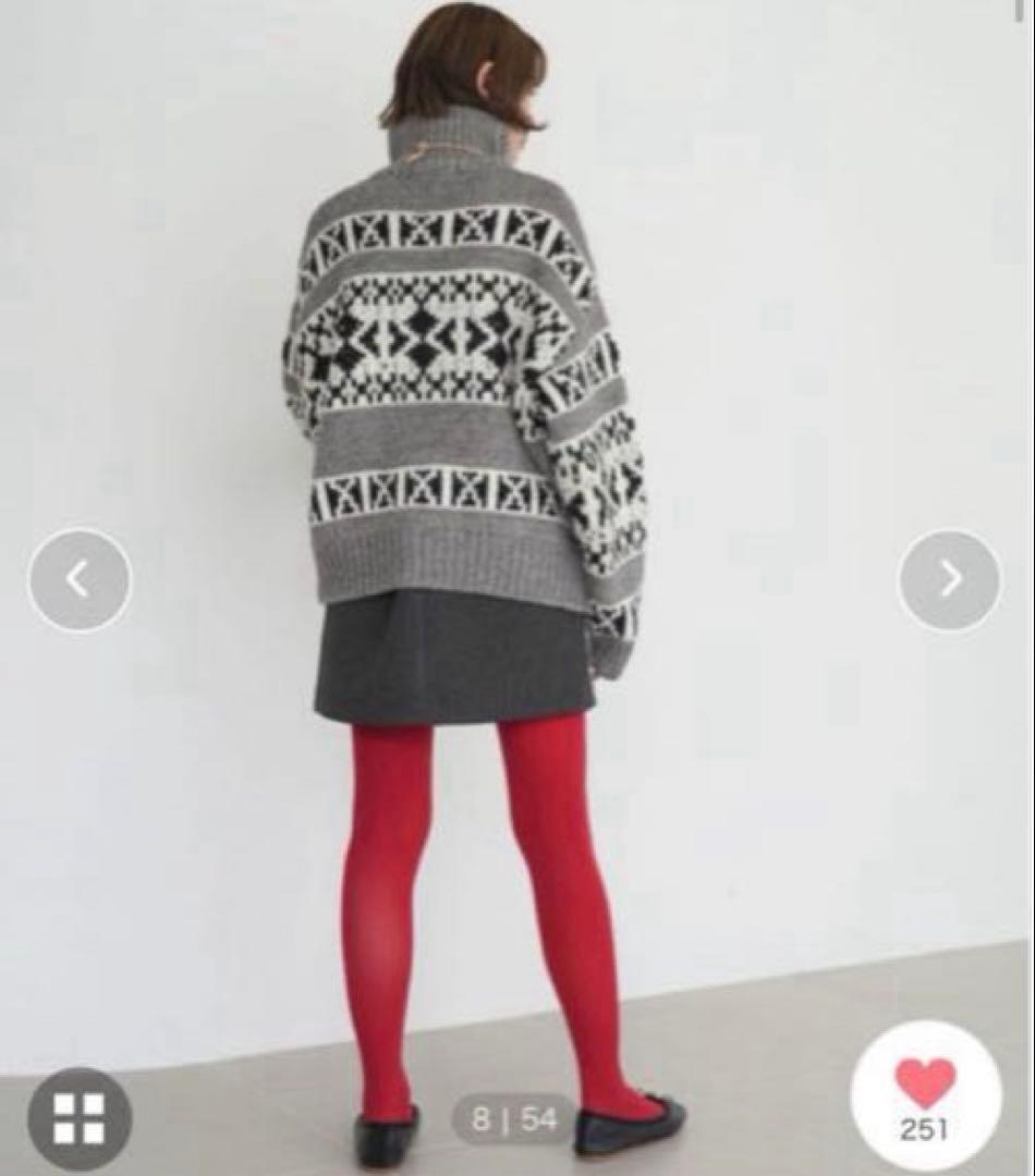 SLOBE citron カウチンニット