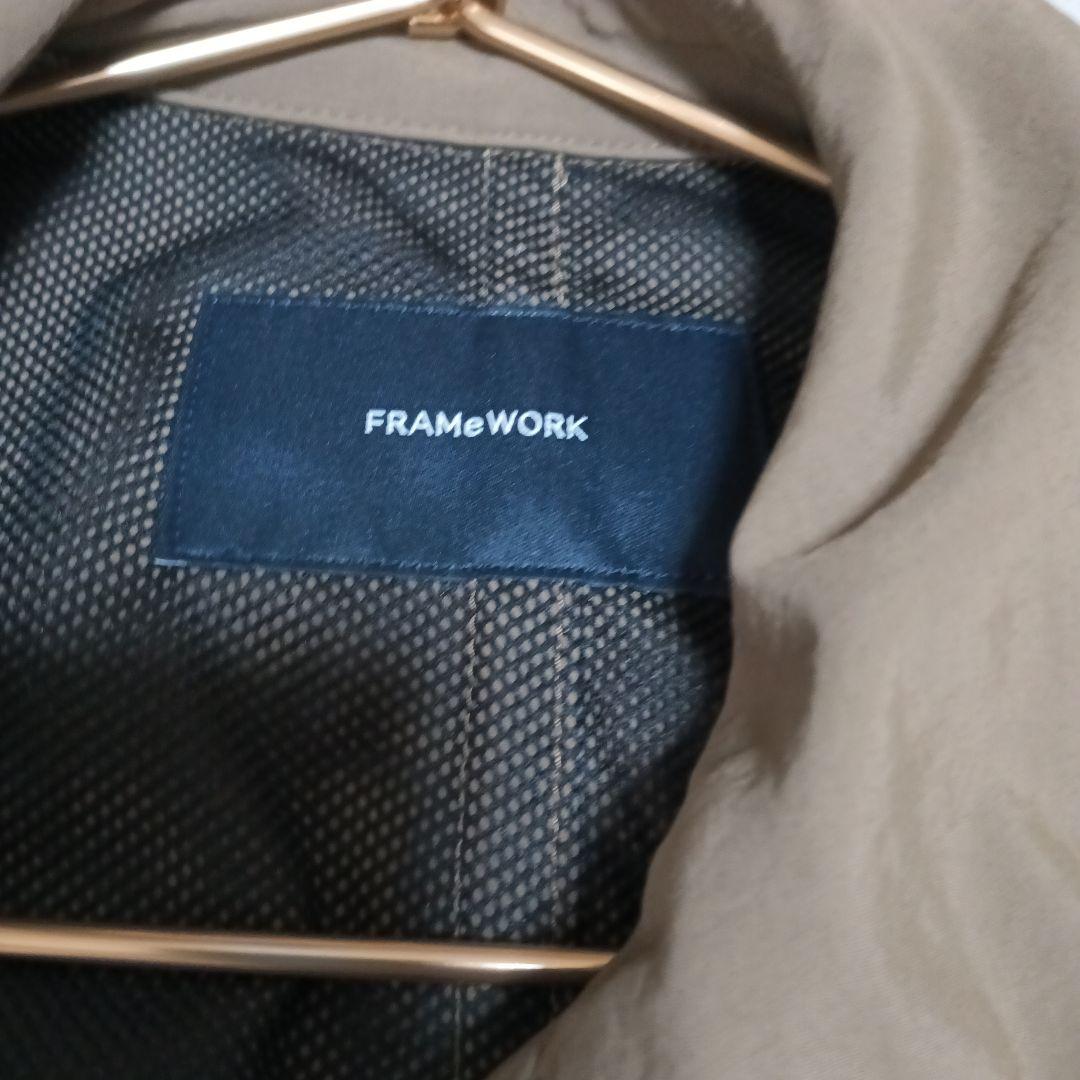 美品　2025 FRAMeWORK タスランウェザーチョアジャケット