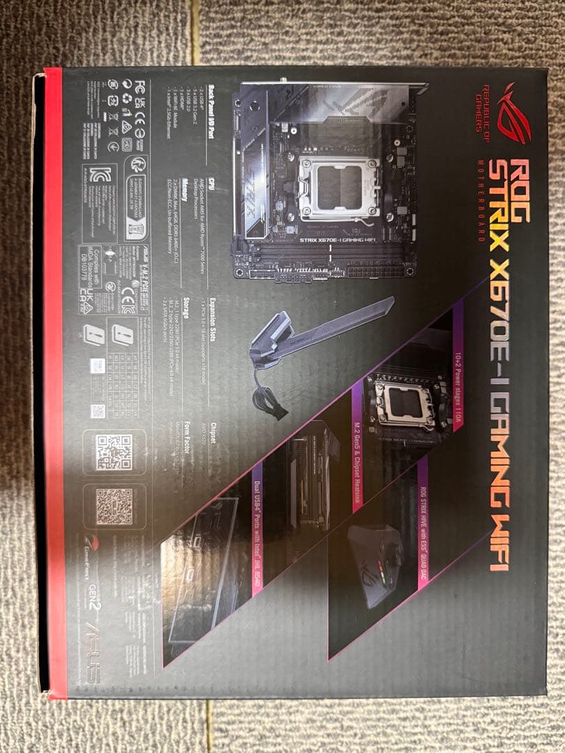 マザーボード ASUS ROG STRIX X670E-I GAMING WIFI