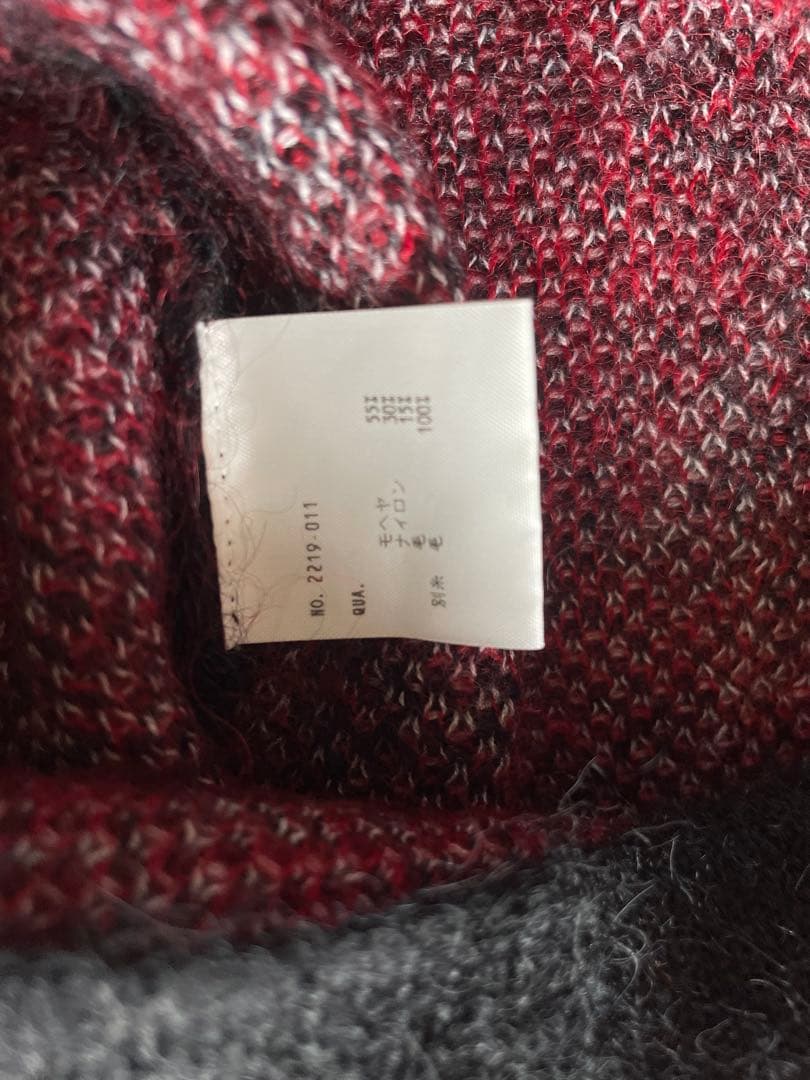 LAD MUSICIAN BIG PULLOVER 総柄ニット