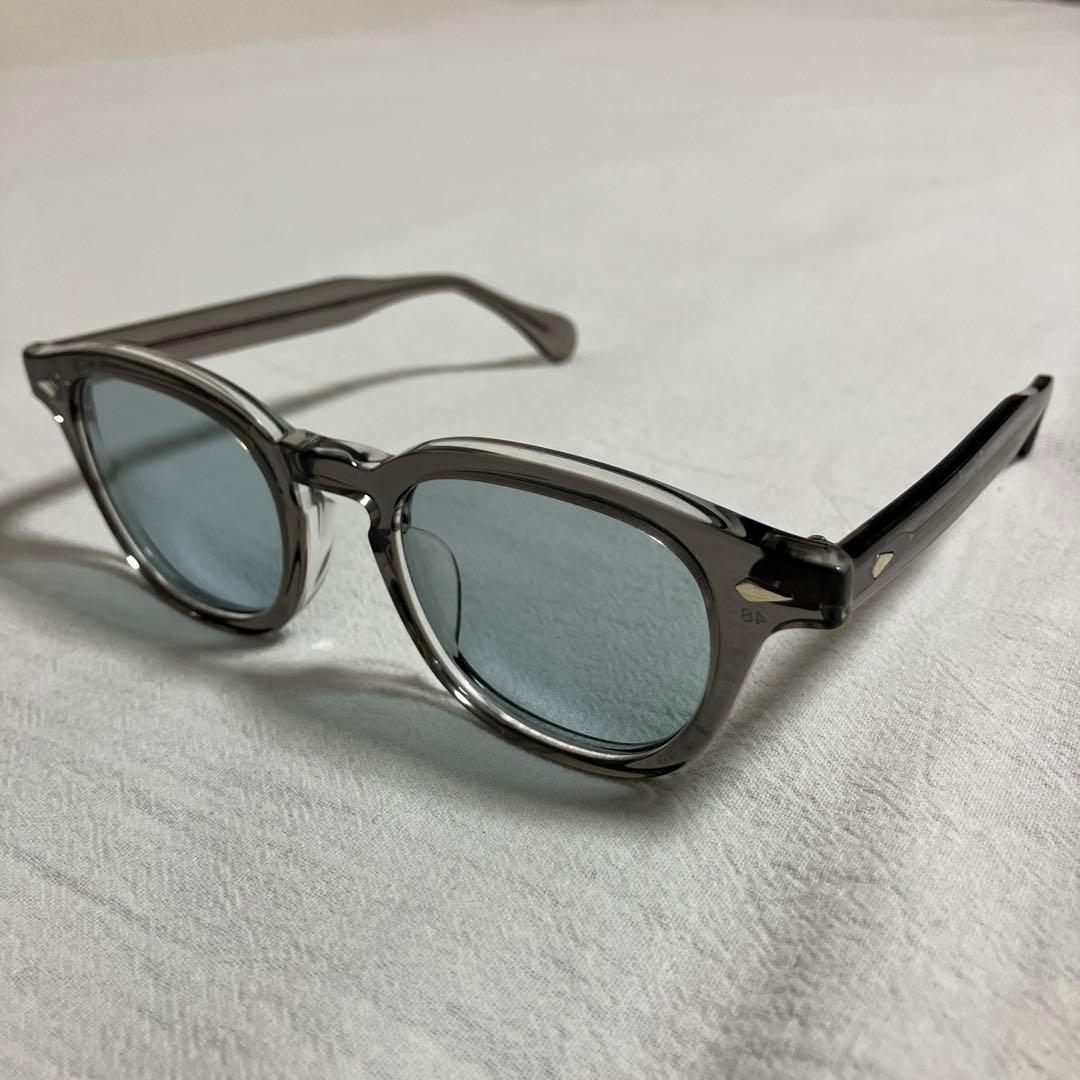 極美品ジュリアスタートオプティカルARグレークリスタルⅡ48□22ネイビー25%